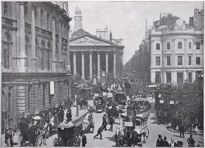 Looking Down Cornhill